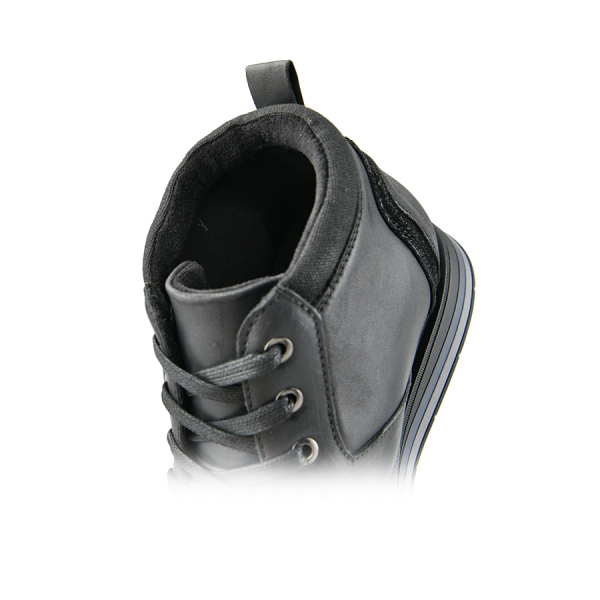 botine bărbați piele naturală negru 0162938