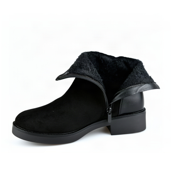 lady's boots textile/eco leather black 0162473