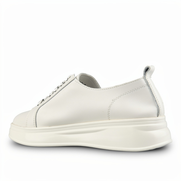 lady's shoes genuin leather white 0162037
