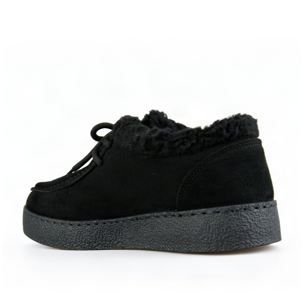 lady's shoes textiles black 0162735