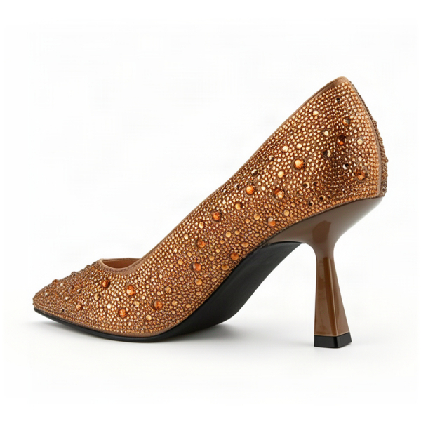pantofi damă piele ecologică maro 0162992