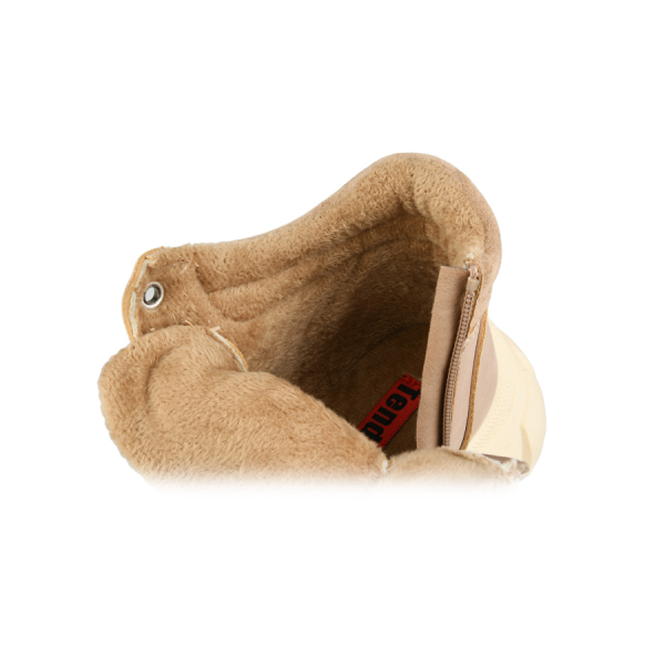 lady's boots eco leather/textile beige 0162304