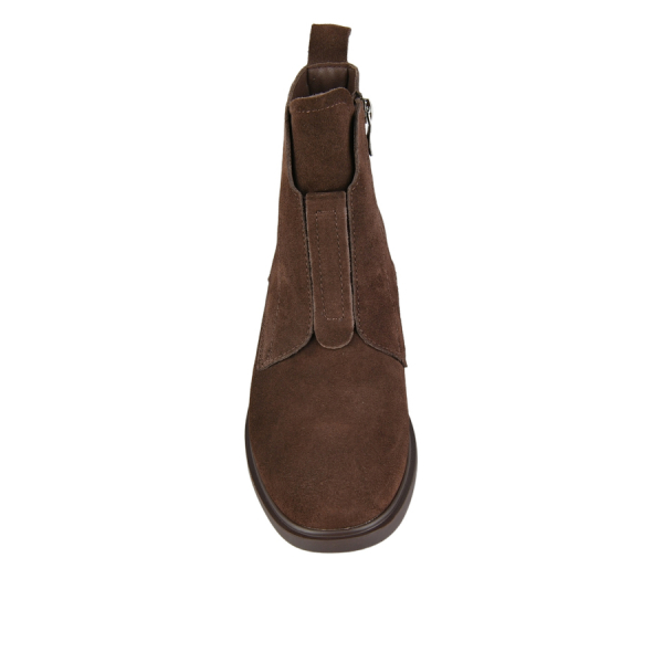 lady's boots genuin leather brown 0163378