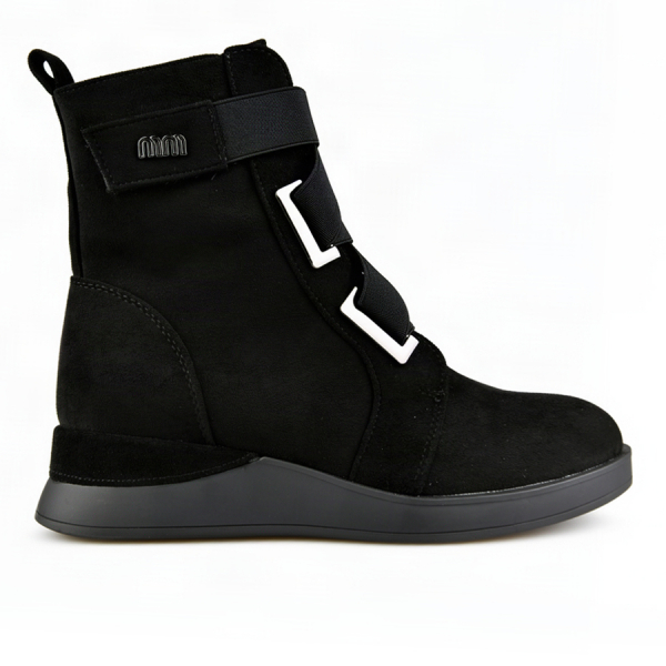 lady's boots textiles black