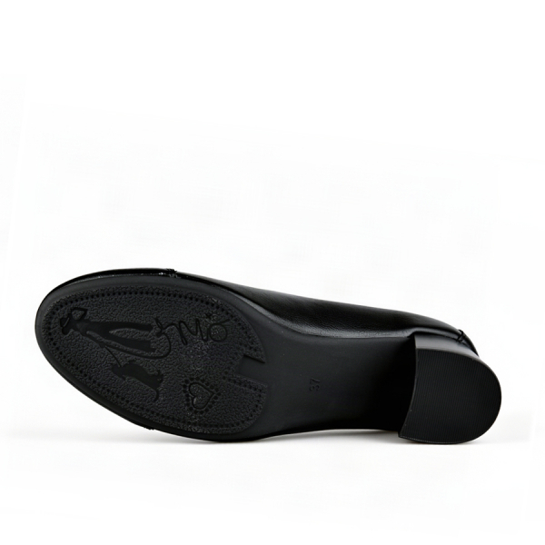pantofi damă piele ecologică negru 0162903