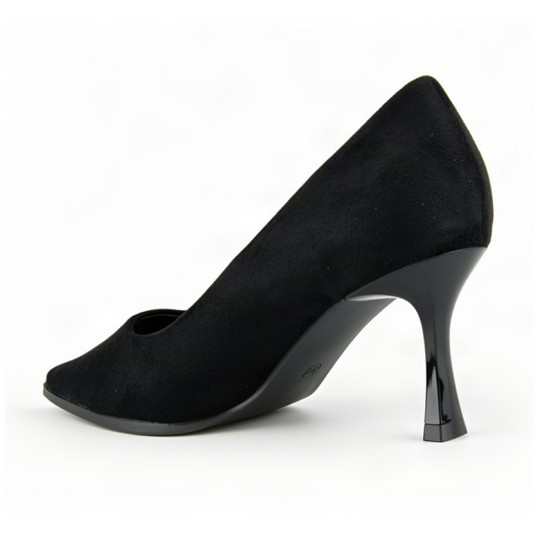 pantofi damă textil negru 0163009