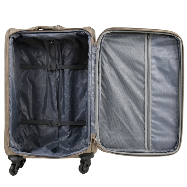 big suitcase textile beige 0163707