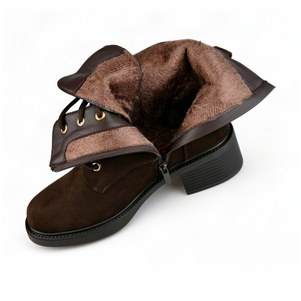 lady's boots textiles brown 0162437
