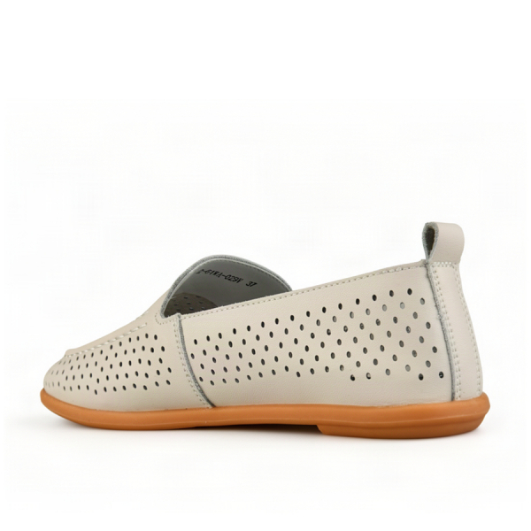 pantofi damă piele naturală bej 0164119