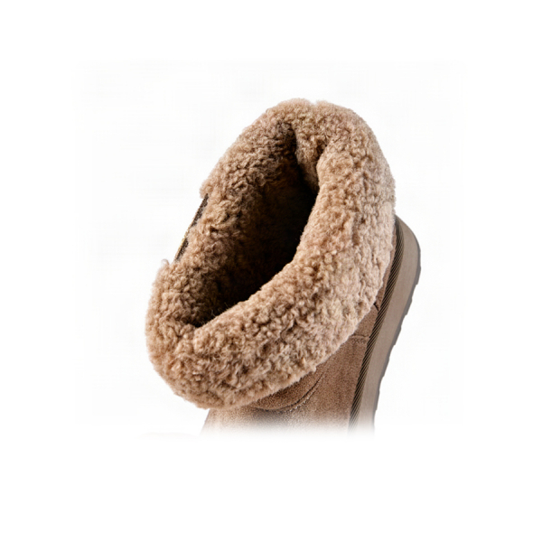botine damă textil maro deschis 0163245