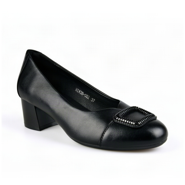 pantofi damă piele ecologică negru 0162903