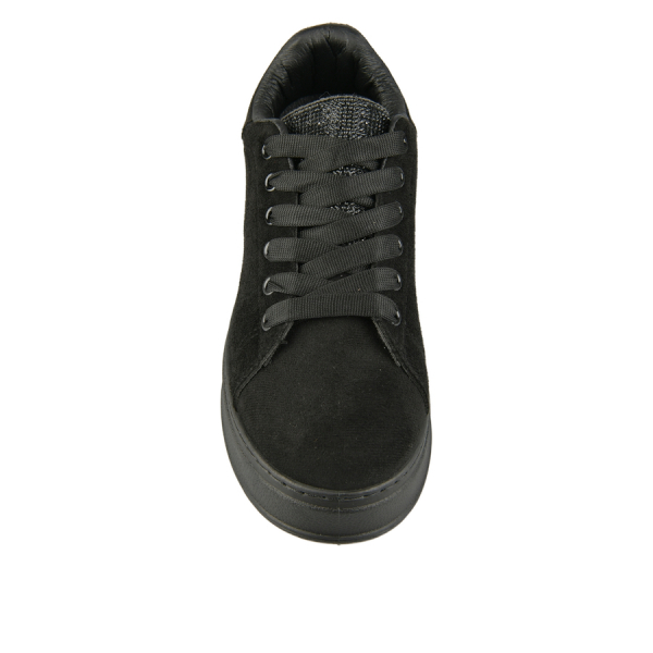 adidași damă textil/piele ecologică negru 0162698