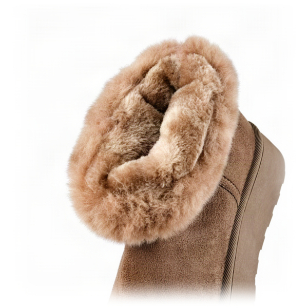 botine damă textil maro deschis 0163247