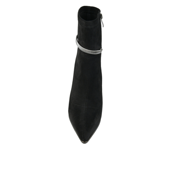 botine damă textil negru 0162066