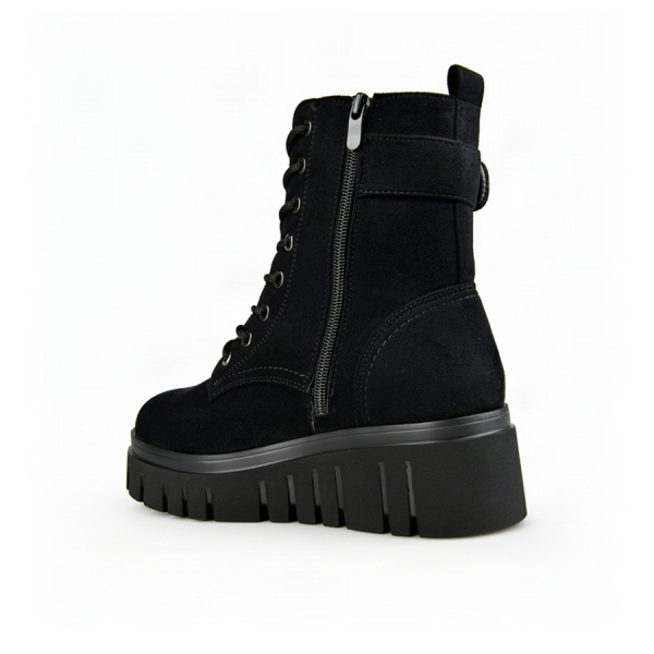 lady's boots textiles black 0162456