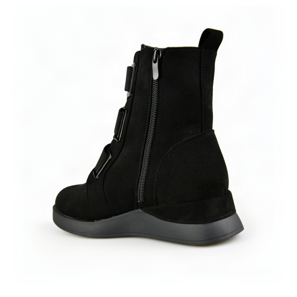 lady's boots textiles black 0162464