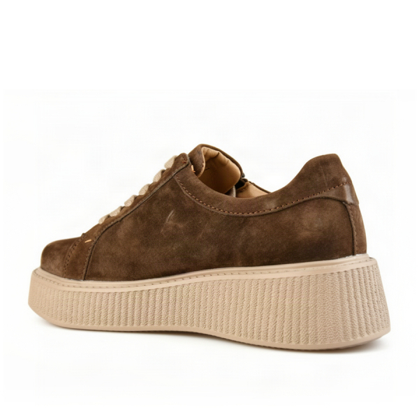 lady's shoes genuin leather brown 0163189