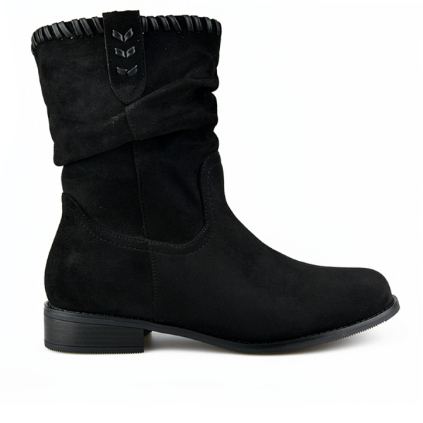lady's boots textiles black