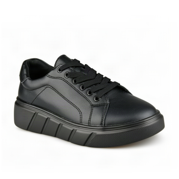 pantofi damă piele naturală negru 0163190