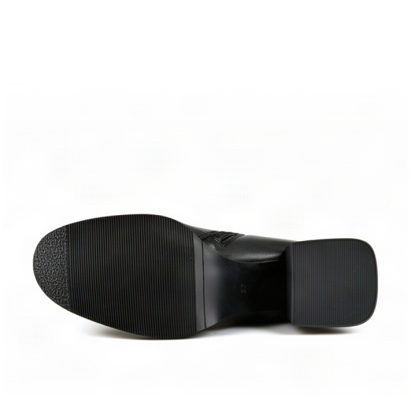 lady's boots genuin leather black 0162646