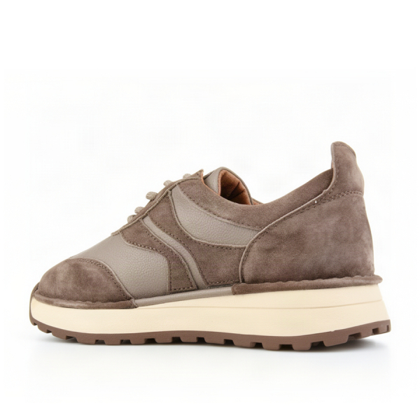 adidași damă piele naturală maro deschis 0163174