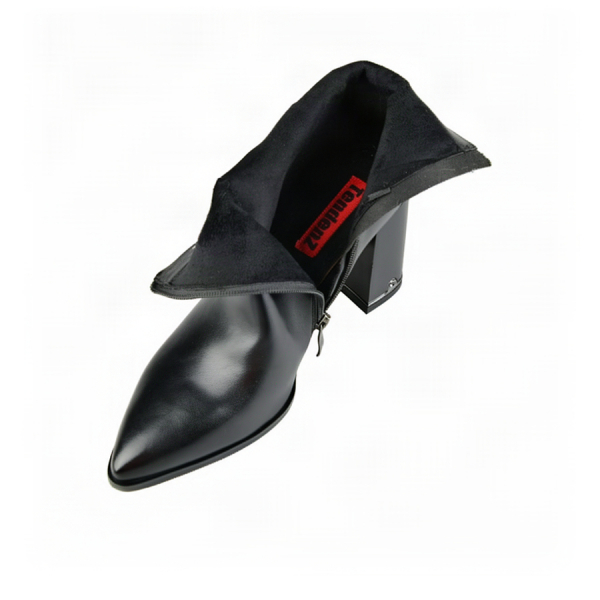 lady's boots synthetic leather black 0162108