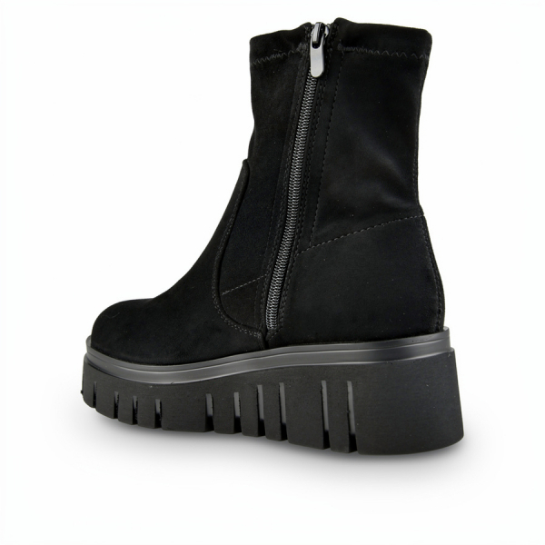 lady's boots textiles black 0162458