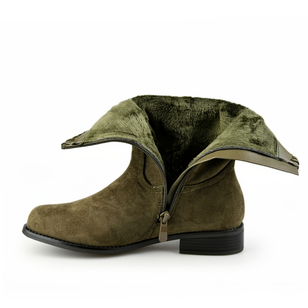 lady's boots textiles green 0162787