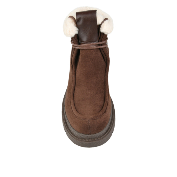 lady's boots textiles brown 0162779