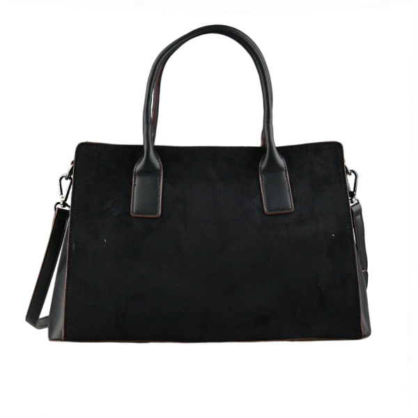 lady's bag synthetic leather/textile black 0163267