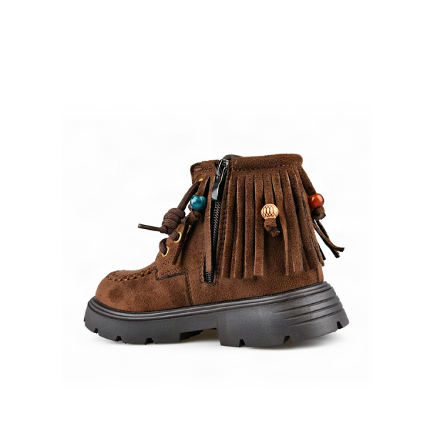 botine damă textil maro 0164167