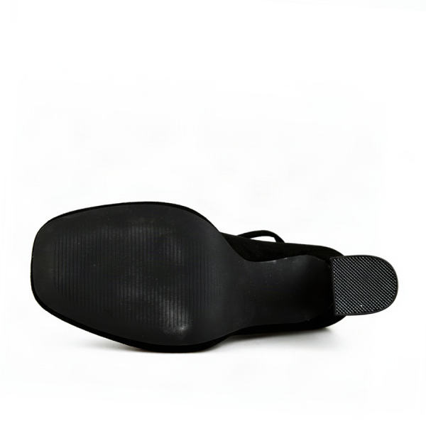 lady's shoes textile black 0162986