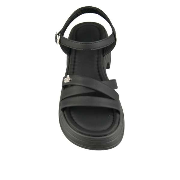sandale damă piele ecologică negru 0161871