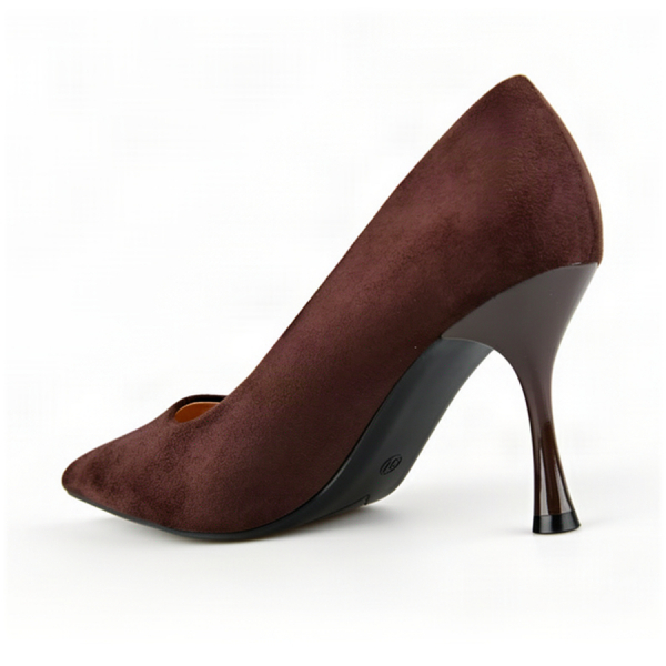 pantofi damă textil maro 0163029