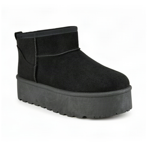 lady's boots textiles black 0163366