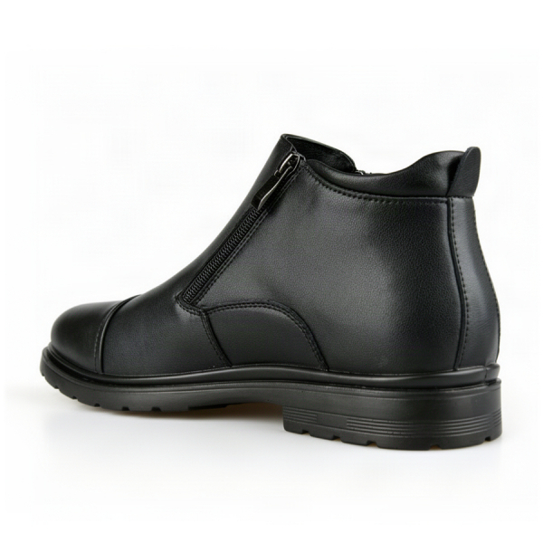 botine bărbați piele naturală negru 0162770