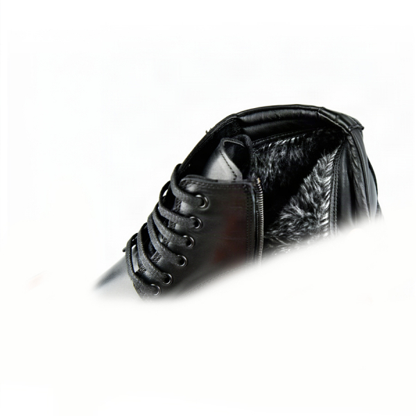 botine bărbați piele naturală negru 0164067