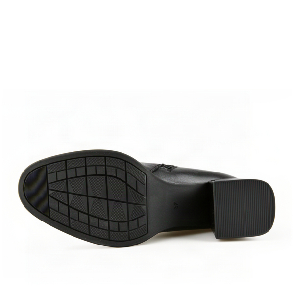 lady's boots genuin leather black 0162647