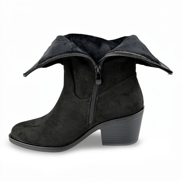 cizme damă textil negru 0162829