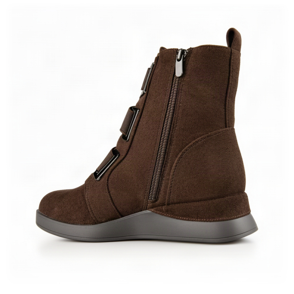 lady's boots textiles brown 0162465