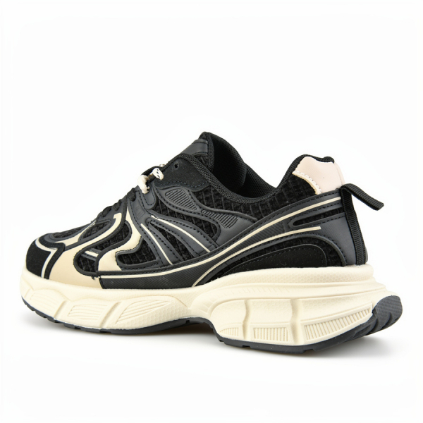 adidași damă textil/piele ecologică negru 0162722