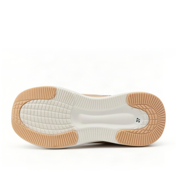 lady's boots eco leather/textile beige 0162358
