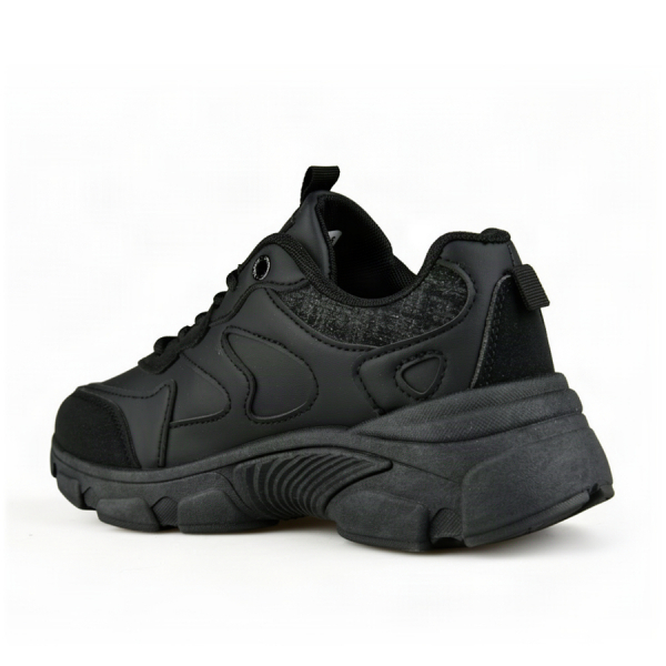 adidași damă piele ecologică negru 0162582