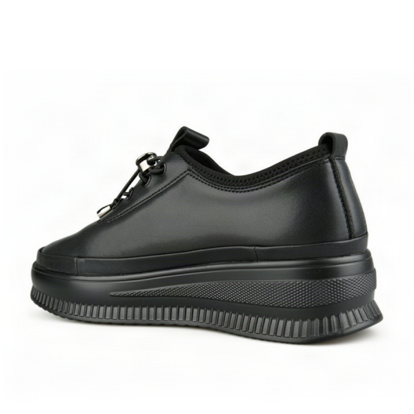 pantofi damă piele naturală negru 0163195