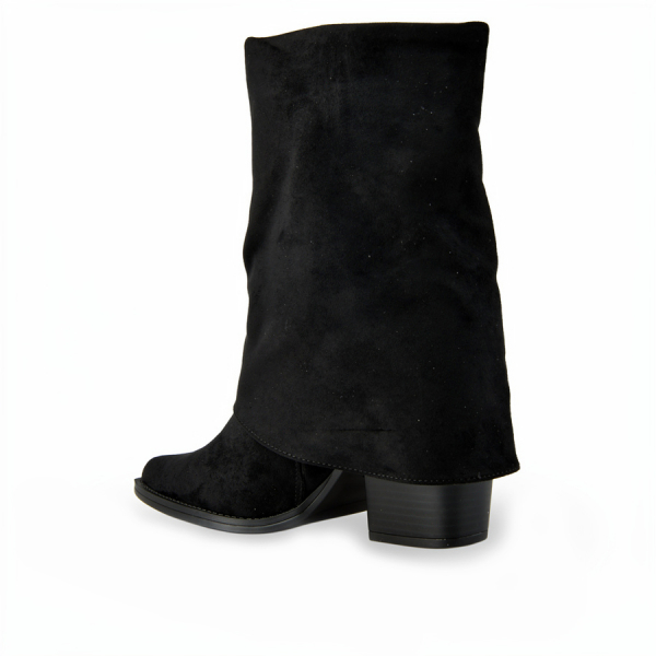 botine damă textil negru 0162446