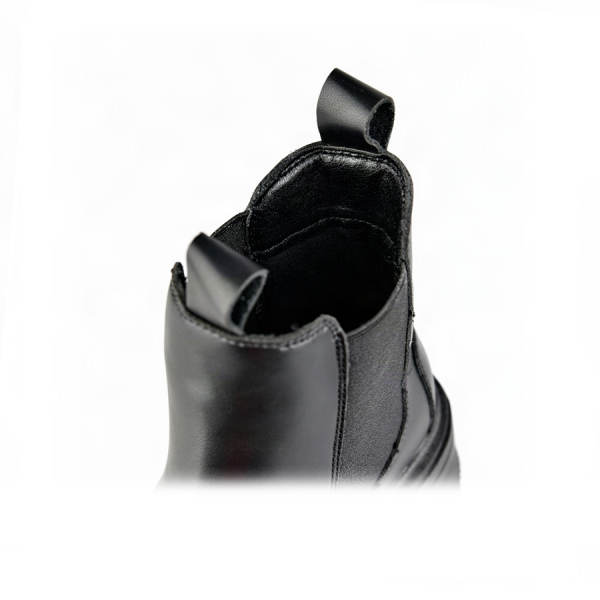 botine damă piele naturală negru 0162876