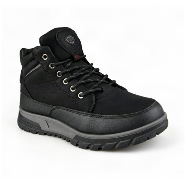 men's boots synthetic leather black 0162968
