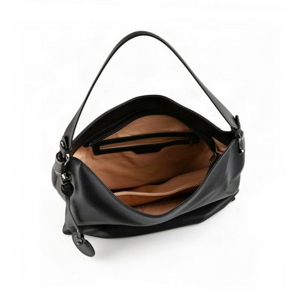 lady's bag synthetic leather black 0163286