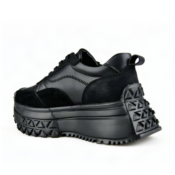adidași damă piele naturală negru 0163349