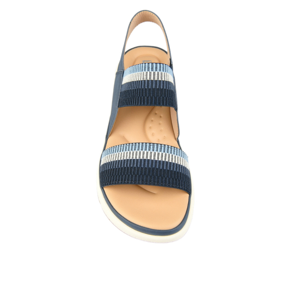 lady's sandals eco leather/textile blue 0160690